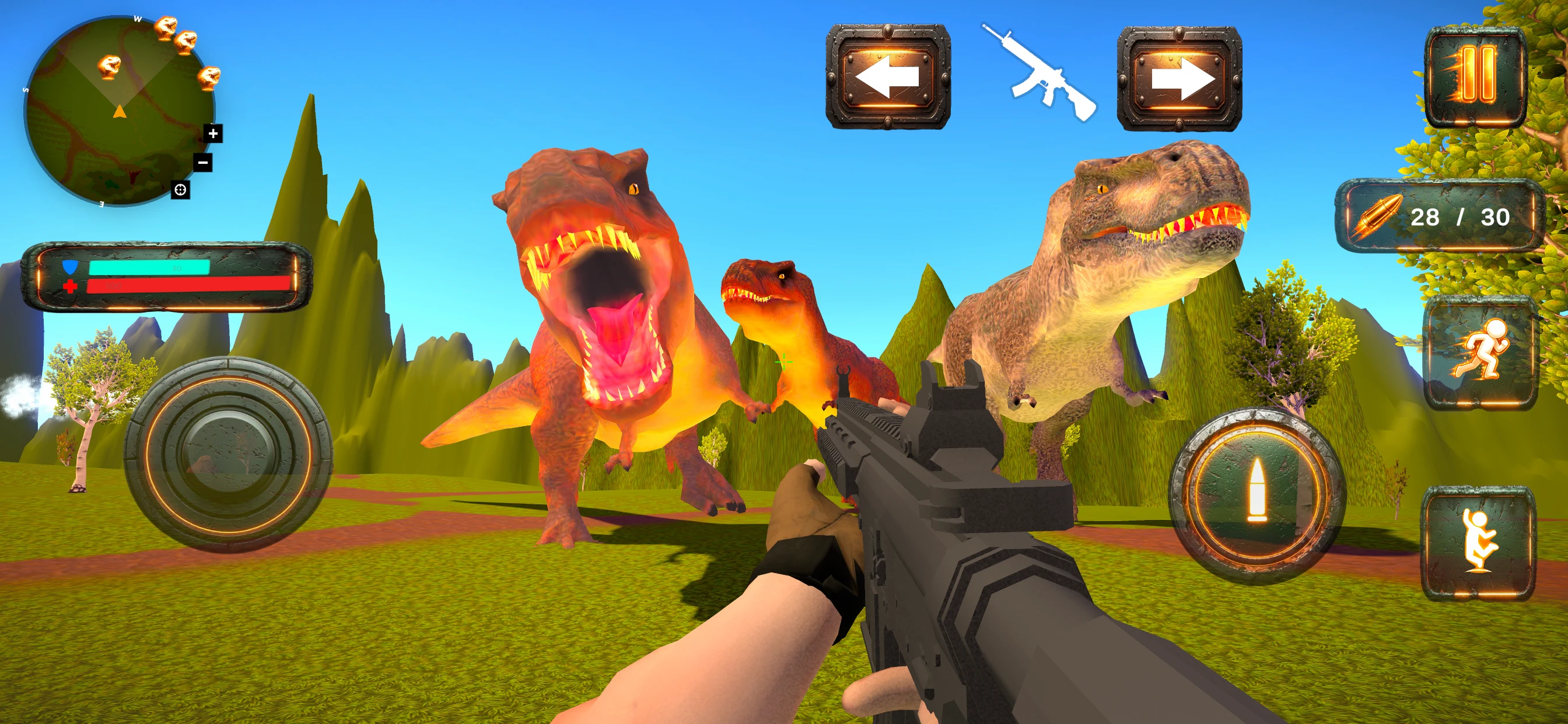 Dinosaur FPS: Dino Shooter 3D screenshot
